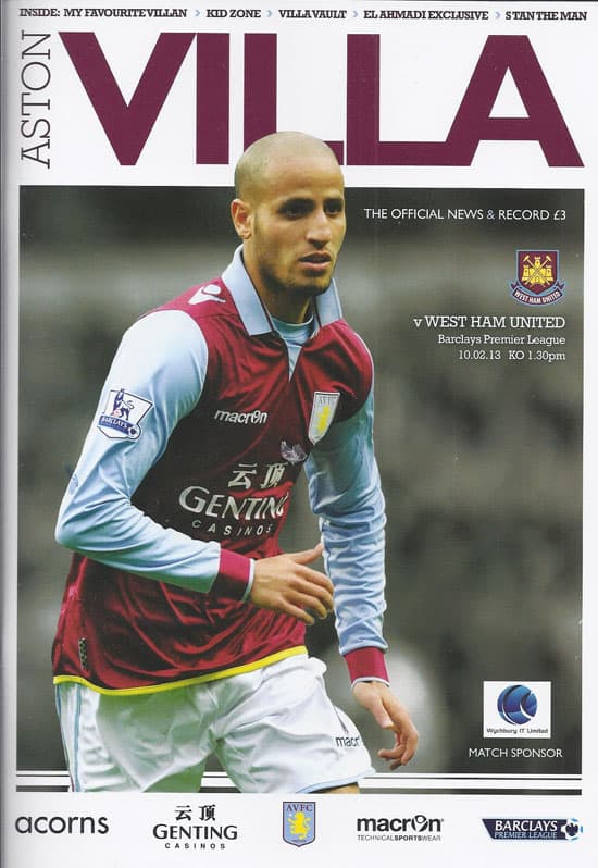 Aston Villa FC v West Ham United FC